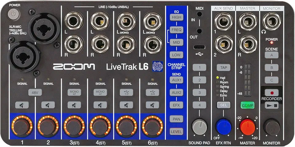 ZOOM LiveTrak L6